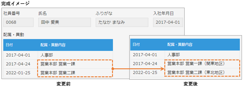 スクリーンショット:完成イメージ